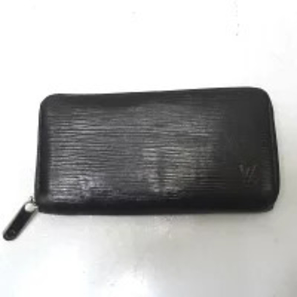 Louis Vuitton Epi Zippy Wallet Noir Black